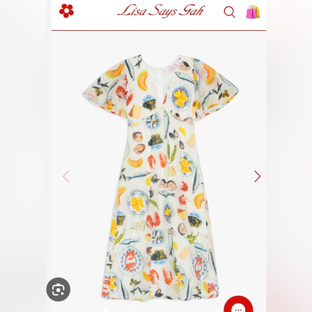 Lisa Says Gah Grace Dress in Tapas Print